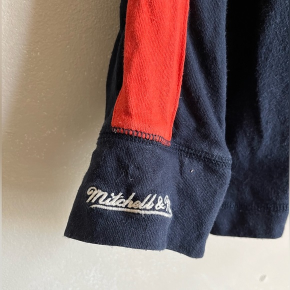Long sleeve tee orange and blue size large mitchell & Ness - Picture 4 of 6
